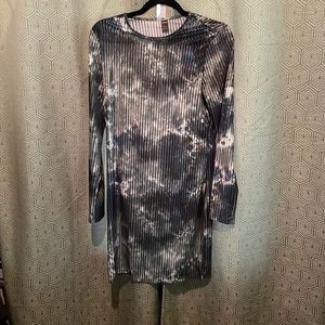 Shein Size 12 Multi Striped Dress EUC Green, Blue, White